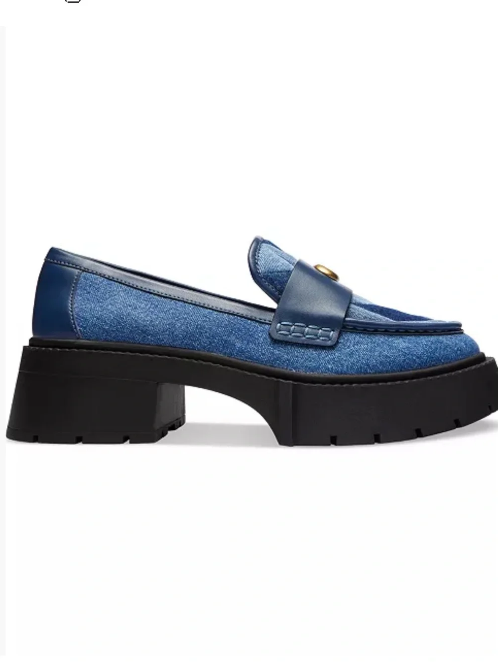 New Coach Leah Platform Loafer Pumps